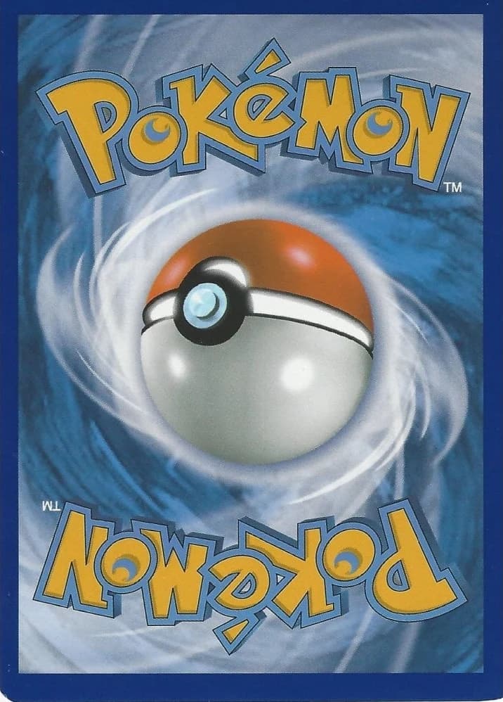 The back of a Pokémon card